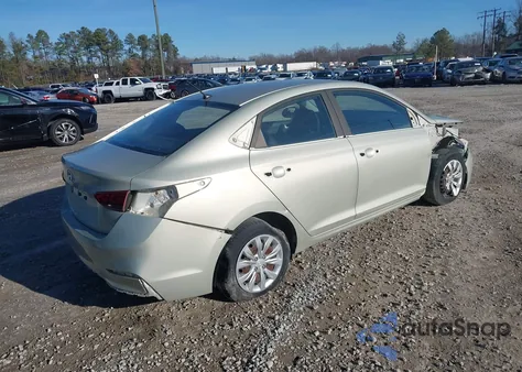 2018 Hyundai Accent Se z USA, uszkodzony, nr VIN 3KPC24A38JE027222